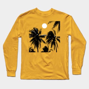 Sun and palm trees Long Sleeve T-Shirt